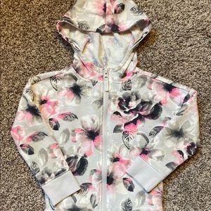 Floral zip up